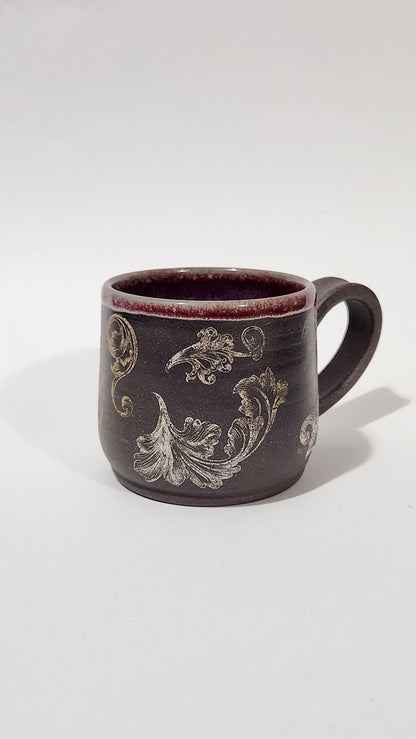 Rustic Flourish Cappuccino Mug 2