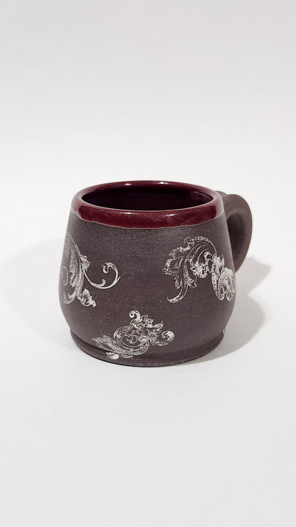 Rustic Flourish Cappuccino Mug 3