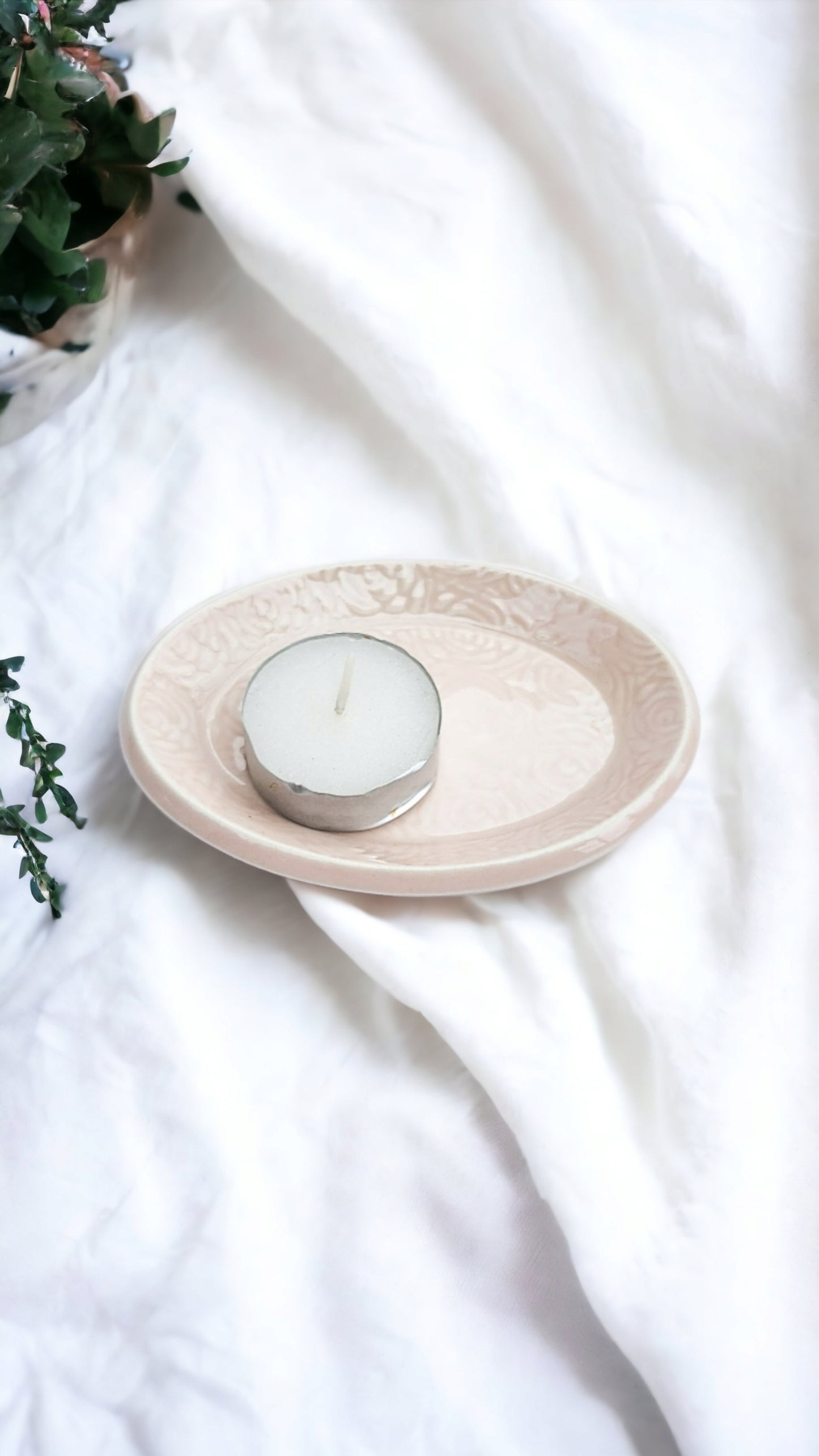 Extra Small Rose Dish - Pale Pink