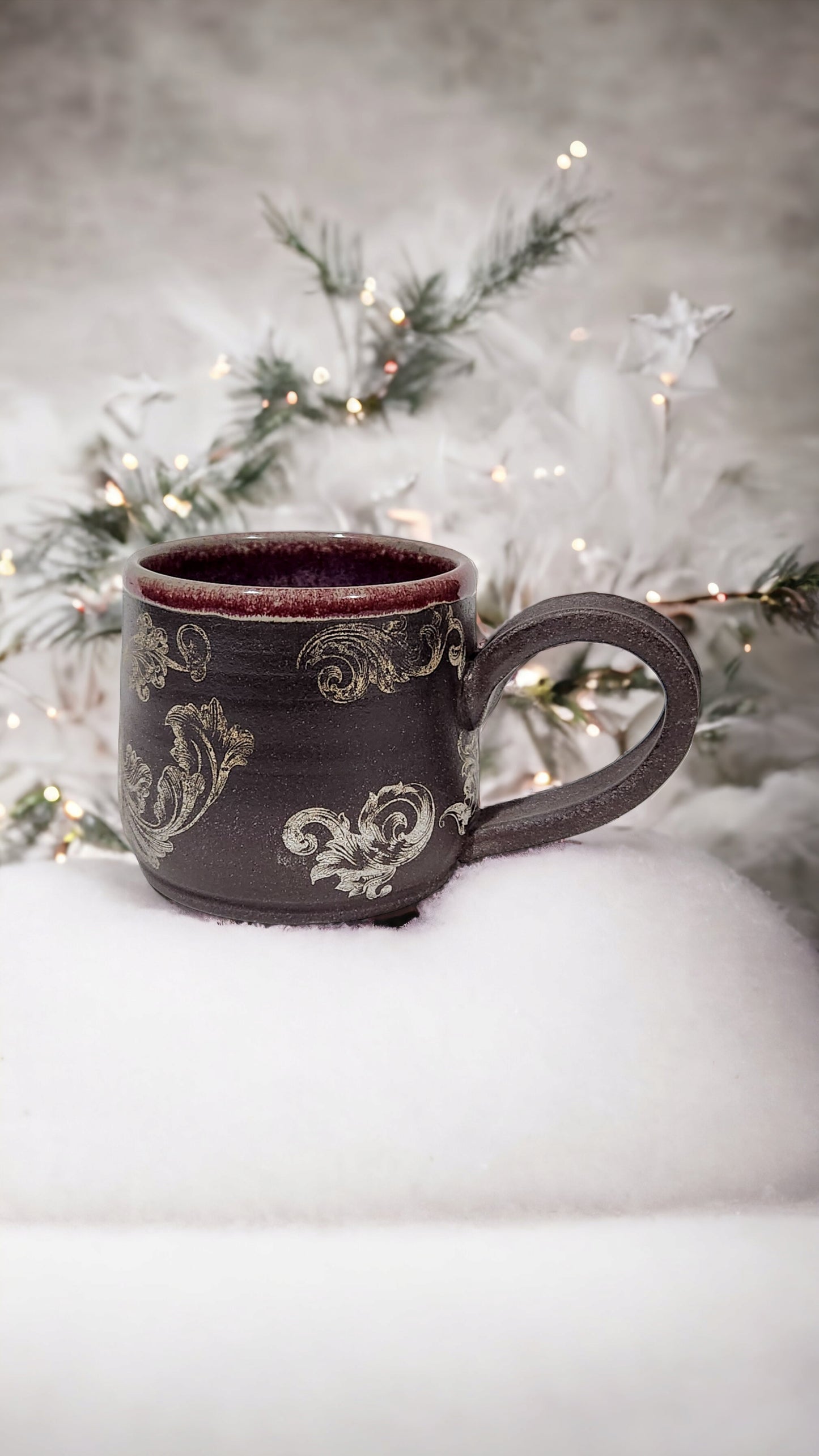 Rustic Flourish Cappuccino Mug 2