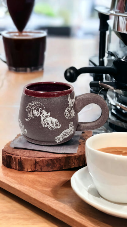 Rustic Flourish Cappuccino Mug 3